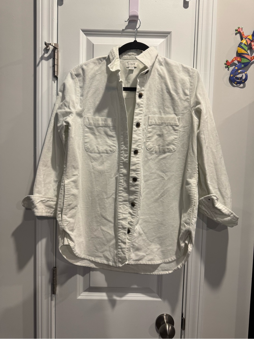 Lightweight White Button-Up Shirt